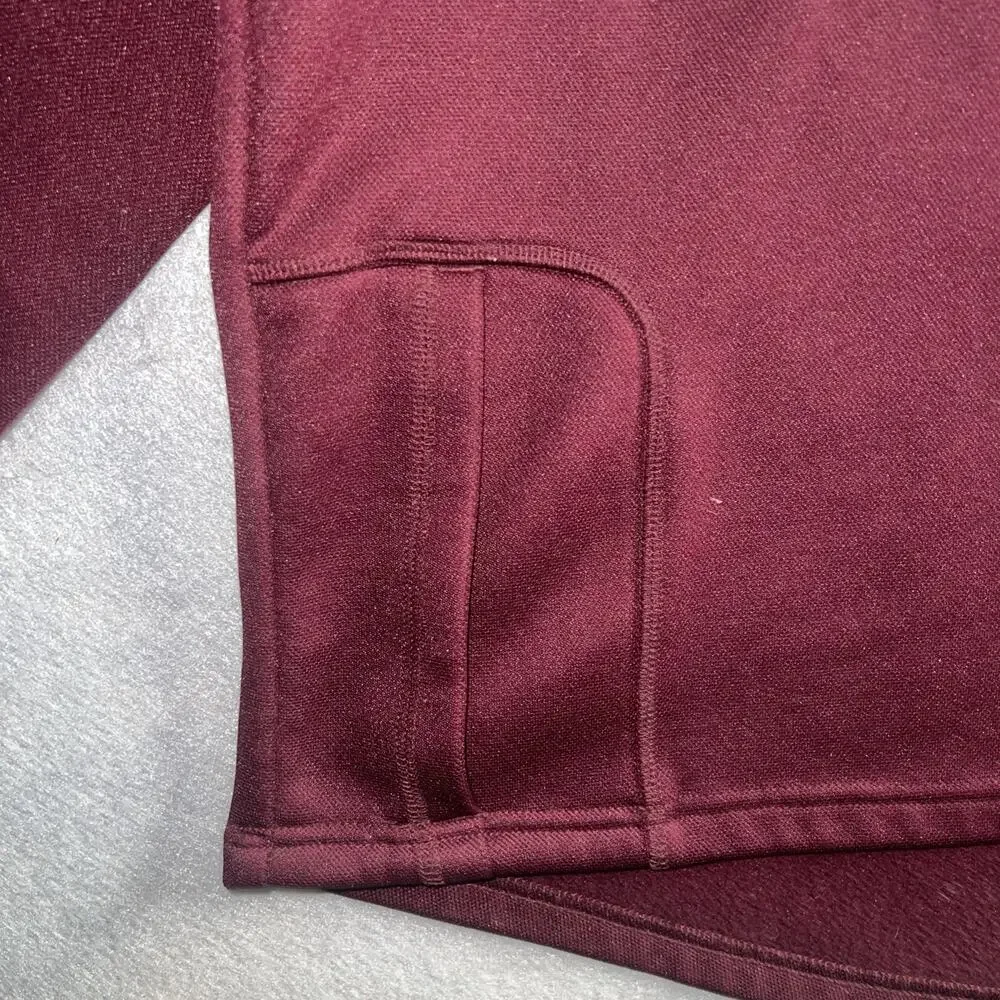Adidas‎ Men's Long Sleeve Sun Warriors Baseball Jersey Burgundy XL